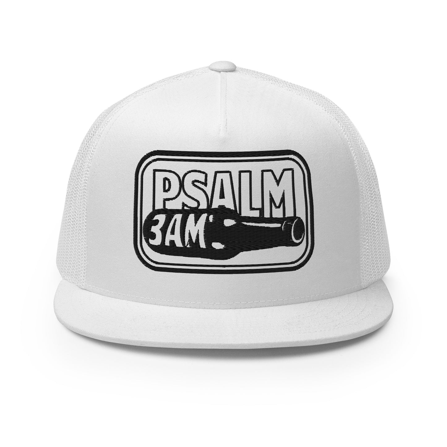 Psalm 3AM Snapback - Black Embroidery