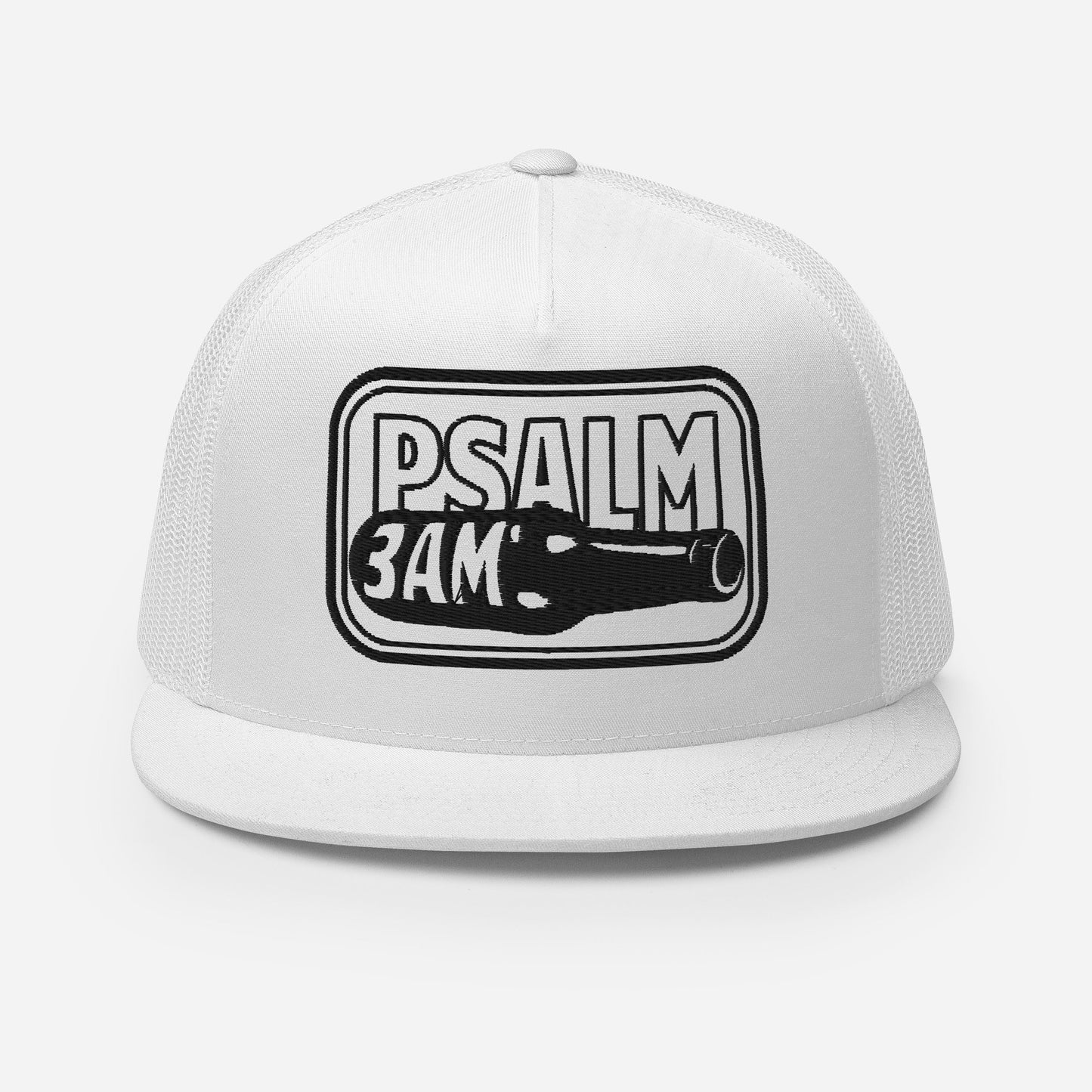 Psalm 3AM Snapback - Black Embroidery